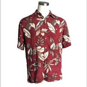 Croft & Barrow Hawaiian Camp Shirt Size Medium